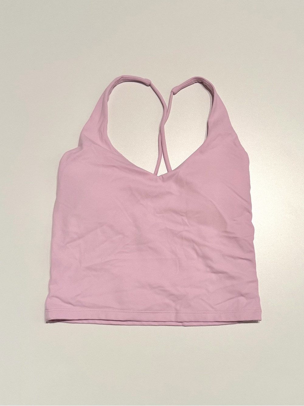 Amazon pink strappy workout tank